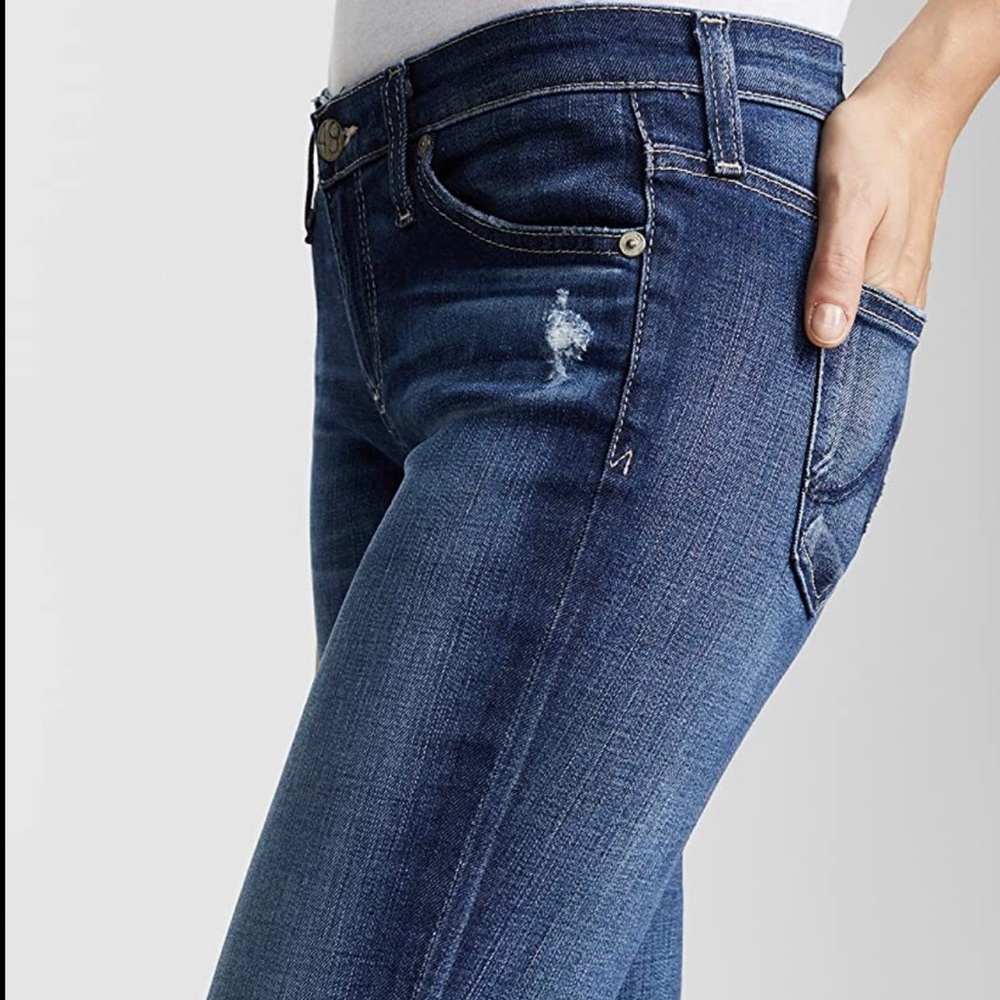 AG The Legging Super Skinny distressed jeans